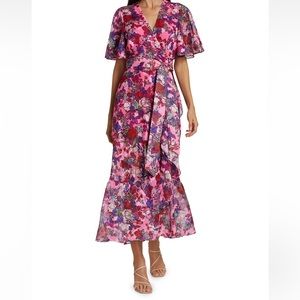 Tanya Taylor Floral Neon Pink Multi